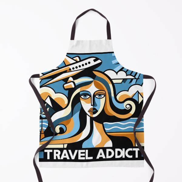 Item preview, Travel Addict – Surreal Minimalist Cubic Art designed and sold by OzzFrequency.