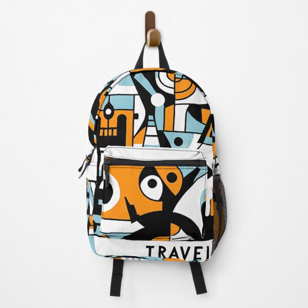 Item preview, Travel Addict – Surreal Minimalist Cubic Art designed and sold by OzzFrequency.