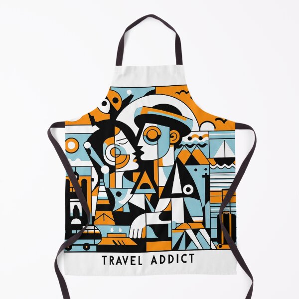 Item preview, Travel Addict – Surreal Minimalist Cubic Art designed and sold by OzzFrequency.