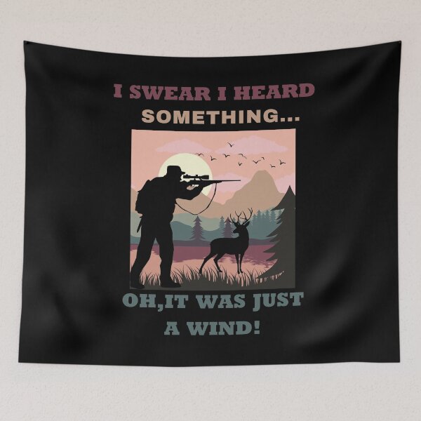 Artikelvorschau, Ich schwöre, ich habe etwas gehört, oh, es war nur ein Wind! Jagd Hirsch lustig entworfen und verkauft von Joewithlove.