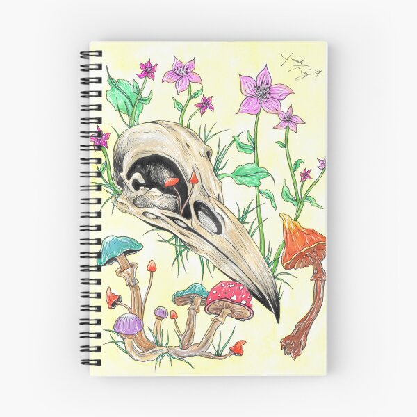 Item preview, Botanical Bird Skull  designed and sold by J-R-A-W.