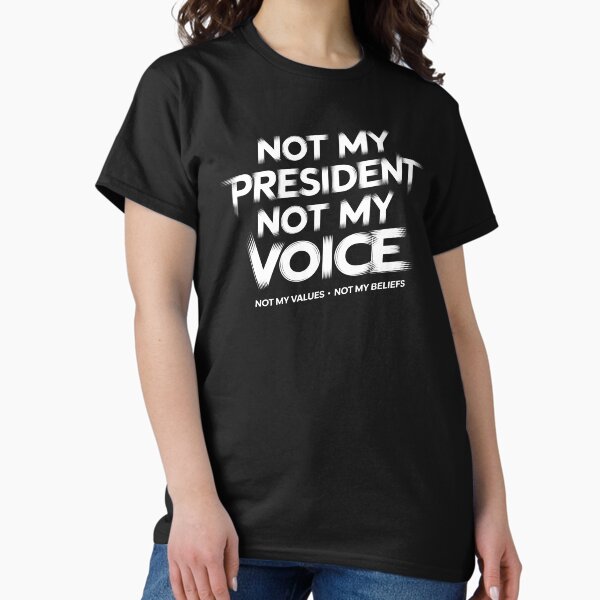 Item preview, Not My President Not My Voice - A great gift for those who boldly stand for their values and speak out against injustice! designed and sold by ZyziowskyArt.