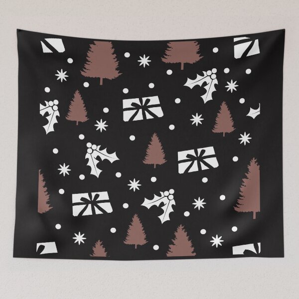 Item preview, Christmas Pine Forest Pattern, christmas Holiday Evergreen , Cheerful Nordic Winter Decor designed and sold by NADIASHOP86.
