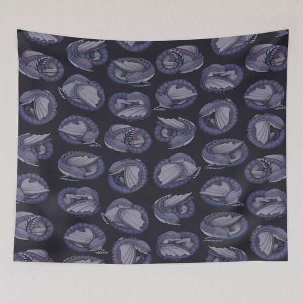 Item preview, Snoozing Serpentine Dragon designed and sold by SentinelArt.