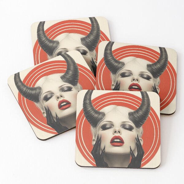 Item preview, "A bold and striking design of a female devil designed and sold by Vivid-Impres.