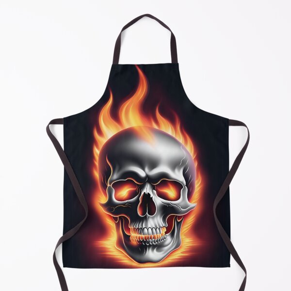 Item preview, A skull on fire designed and sold by Purr95.
