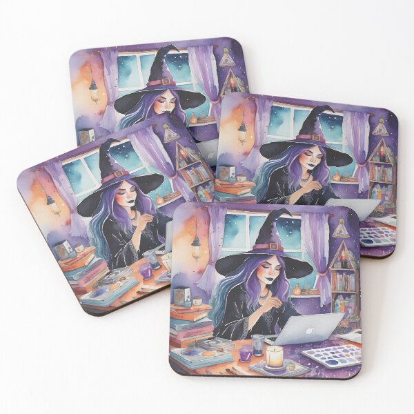Item preview, Witchy vibes art designed and sold by Shopatmarlow.