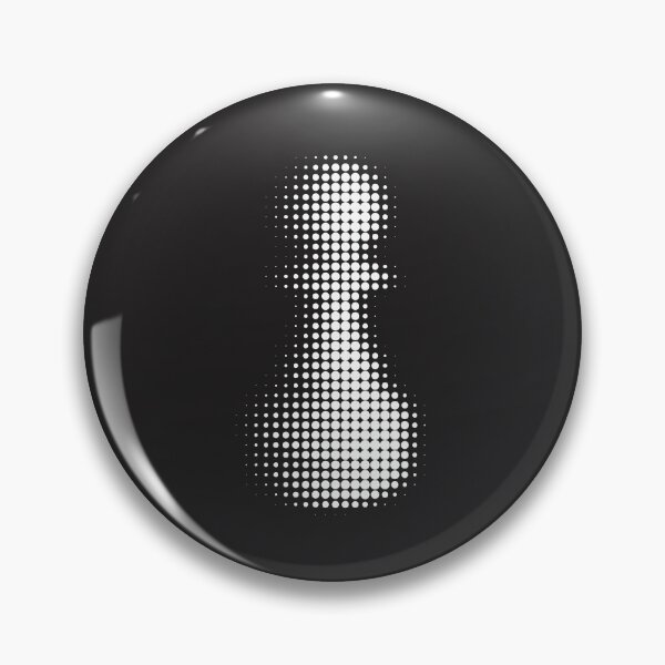 Item preview, Chess White Pawn Halftone Effect designed and sold by trepiu.