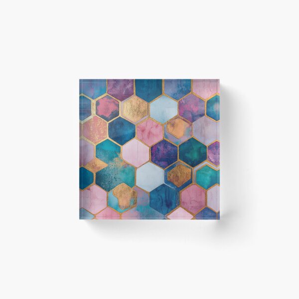 Item preview, Bohemian Vibrant Honeycomb designed and sold by GrinGalore.
