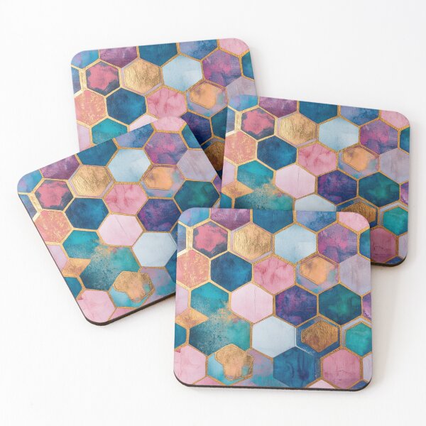 Item preview, Bohemian Vibrant Honeycomb designed and sold by GrinGalore.