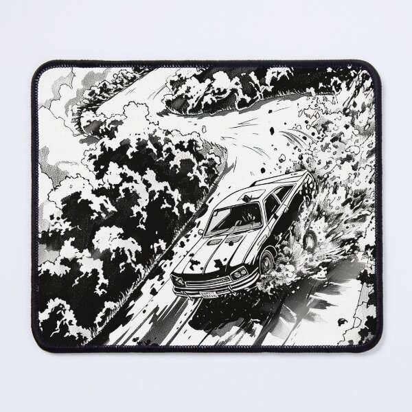 Item preview, Raw and Bold Car Illustrations with Tire Trails designed and sold by Piotrek0001.