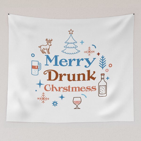 Item preview, Merry Drunk Christmess designed and sold by Bleak Shirt.