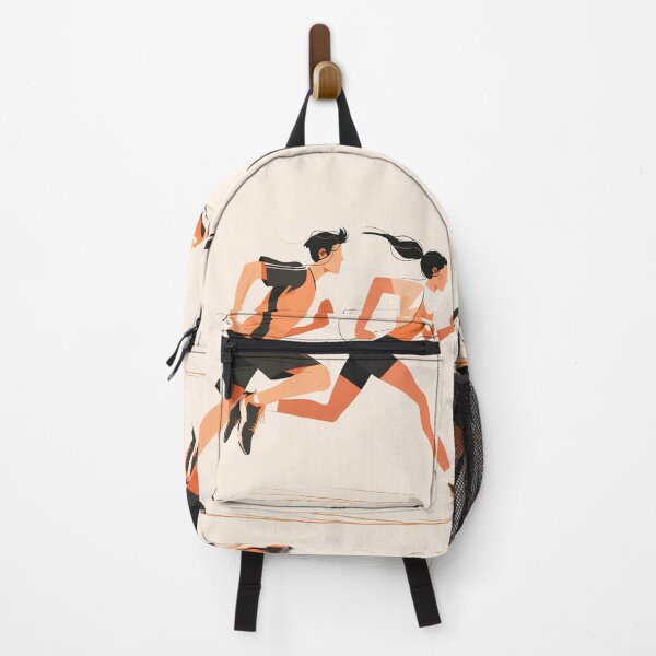 Item preview, Stylish Jogging Duo - Minimalist Illustration designed and sold by Windy-market.