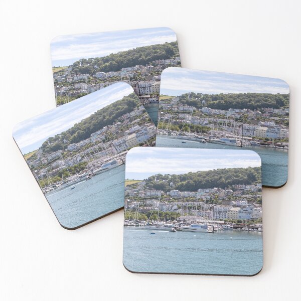 Item preview, The town of Kingswear, the marina and the moored boats  designed and sold by yackers1.