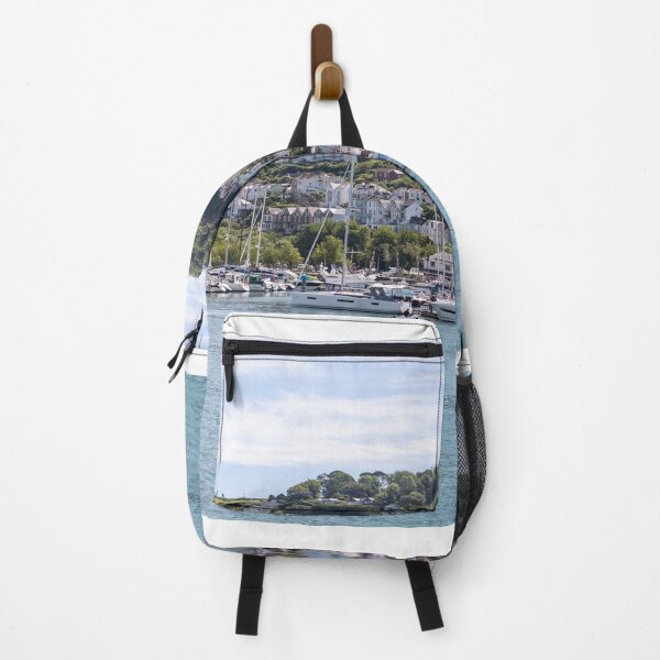 Item preview, The town of Kingswear, the marina and the moored boats designed and sold by yackers1.
