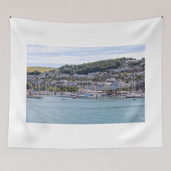 Item preview, The town of Kingswear, the marina and the moored boats  designed and sold by yackers1.