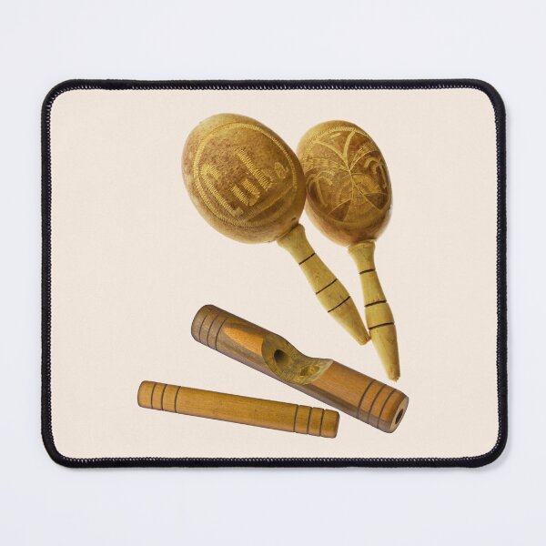 Item preview, Latin music, cuban maracas and claves, musical instruments for rhythmic groove designed and sold by Ermes.S.