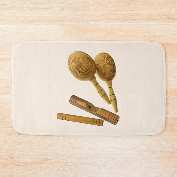 Item preview, Latin music, cuban maracas and claves, musical instruments for rhythmic groove designed and sold by Ermes.S.