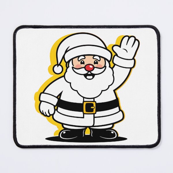 Item preview, Christmas Santa Claus Transparent Cartoon Comic Style designed and sold by BearsAndSkulls.