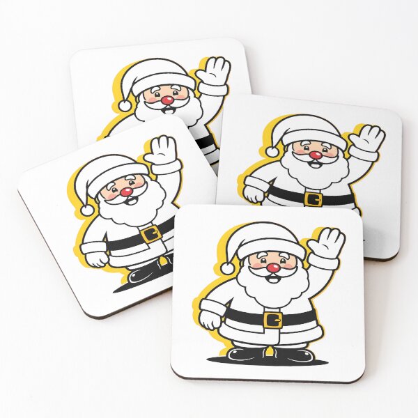 Item preview, Christmas Santa Claus Transparent Cartoon Comic Style designed and sold by BearsAndSkulls.