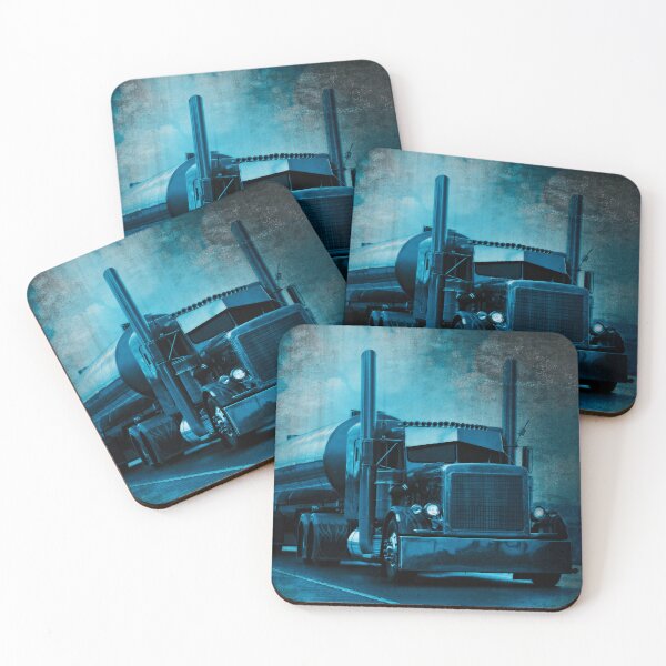 Item preview, Classic American Tanker Truck in Blue designed and sold by Taina Sohlman.