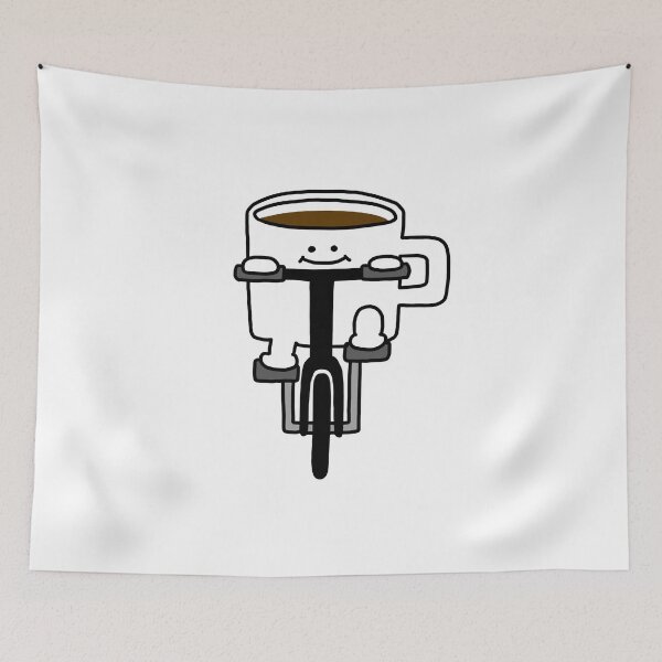 Item preview, a cup riding a bicycle designed and sold by superbaechoo.