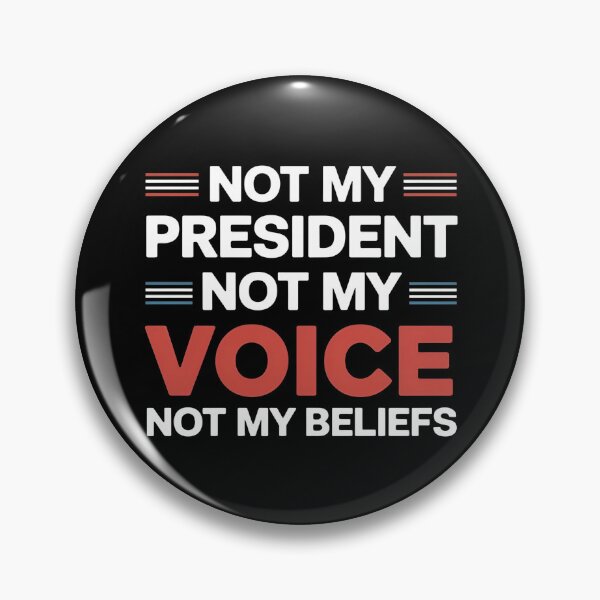 Item preview, Not My President Not My Voice - A great gift for those who boldly stand for their values and speak out against injustice! designed and sold by ZyziowskyArt.