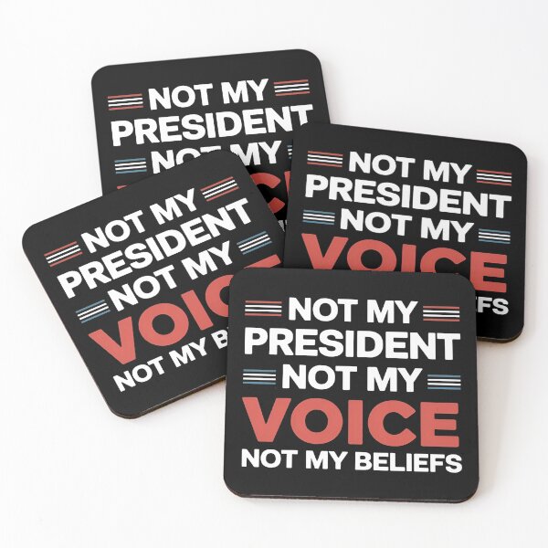 Item preview, Not My President Not My Voice - A great gift for those who boldly stand for their values and speak out against injustice! designed and sold by ZyziowskyArt.