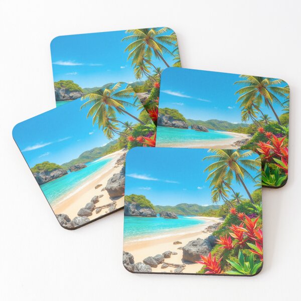 Item preview, Tropical Serenity: Crystal Waters and Golden Sands designed and sold by DenilsonCDR.