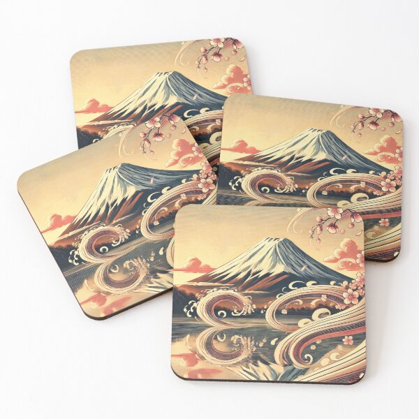 Item preview, Mount Fuji with cherry blossom foreground  designed and sold by GingaDesigns.