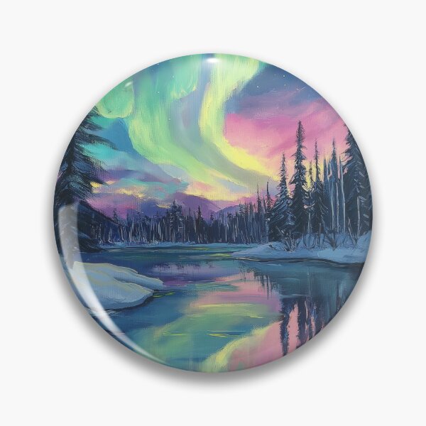 Artikelvorschau, Northern Lights Reflection entworfen und verkauft von Ideationing.