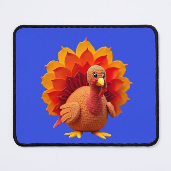 Item preview, Stuffed with cuteness! ?✨ This knitted turkey is ready to gobble up all the compliments this holiday season. designed and sold by 2gather1ness.