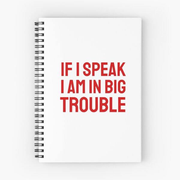 Item preview, If I speak I am in big trouble red 2 designed and sold by VRedBaller.
