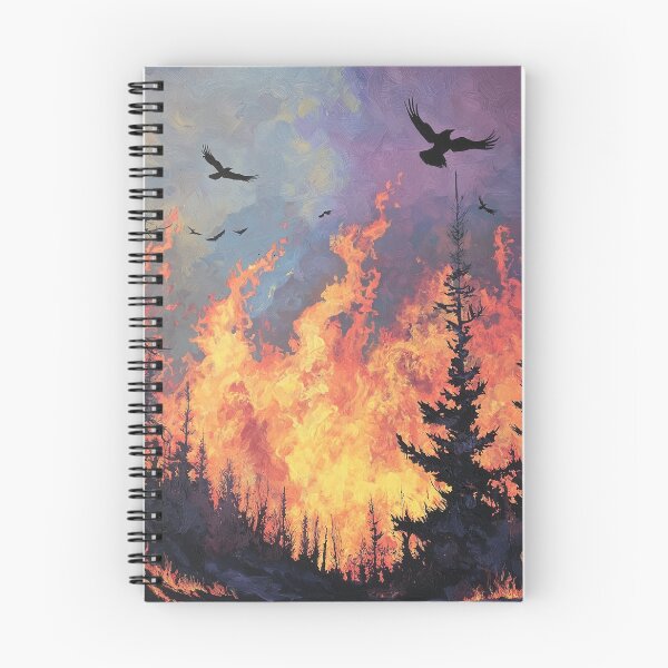 Item preview, incendio forestal designed and sold by Ideationing.