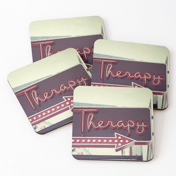 Item preview, Therapeutic Neon Sign Art Print - Vintage-Inspired Photography designed and sold by FraireDesign.