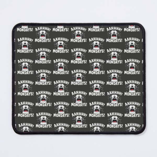 Item preview, Funny AAHHHHH MONDAYS! with Funny Face Dog - I Hate Mondays designed and sold by PurpleLoveStore.