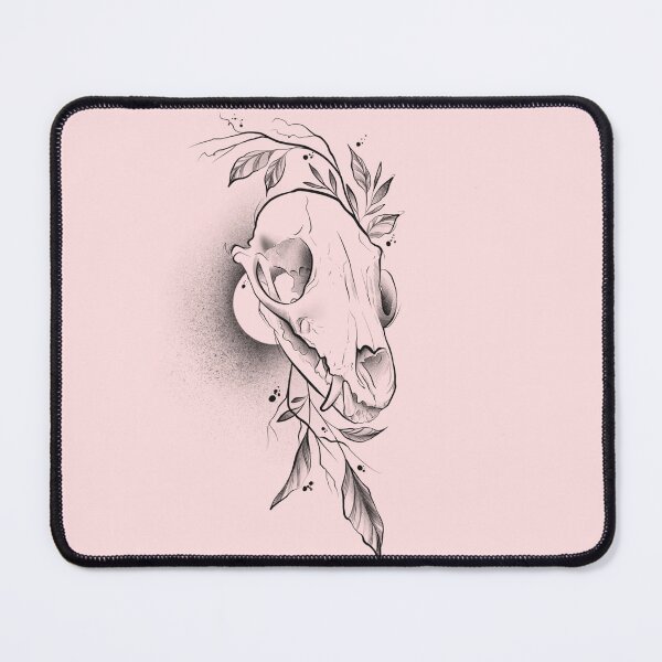 Item preview, Fox skull vintage leaves designed and sold by anitakakol.