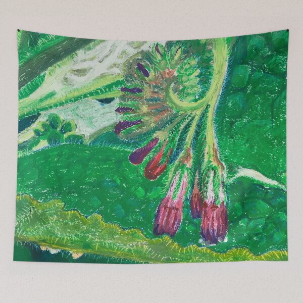 Item preview, Quietly Unfurling Comfrey 50 designed and sold by Catherine Holland.
