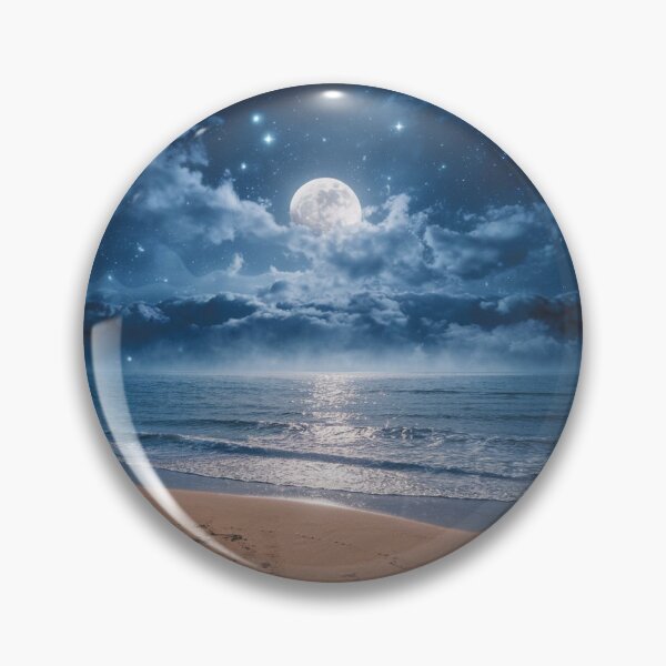 Artikelvorschau, Himmlische Nacht am Meer entworfen und verkauft von CustomTee-Lab.