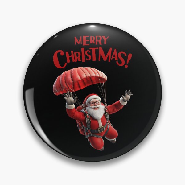 Item preview, Merry Christmas Skydiving Santa 1 designed and sold by Designed-By-KC.