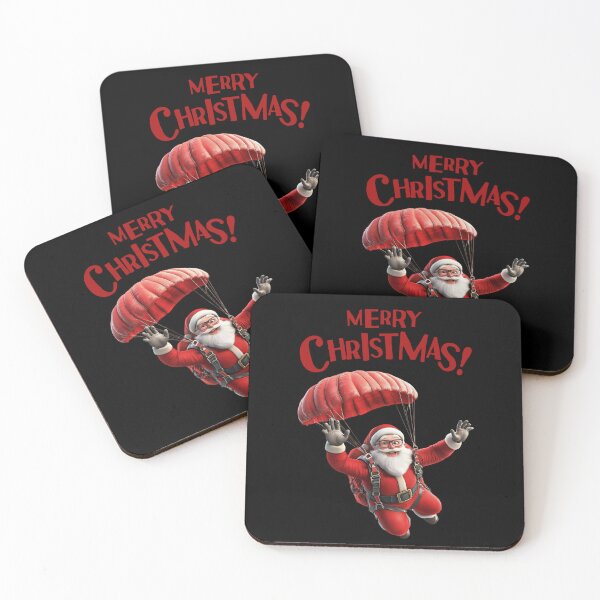 Item preview, Merry Christmas Skydiving Santa 1 designed and sold by Designed-By-KC.