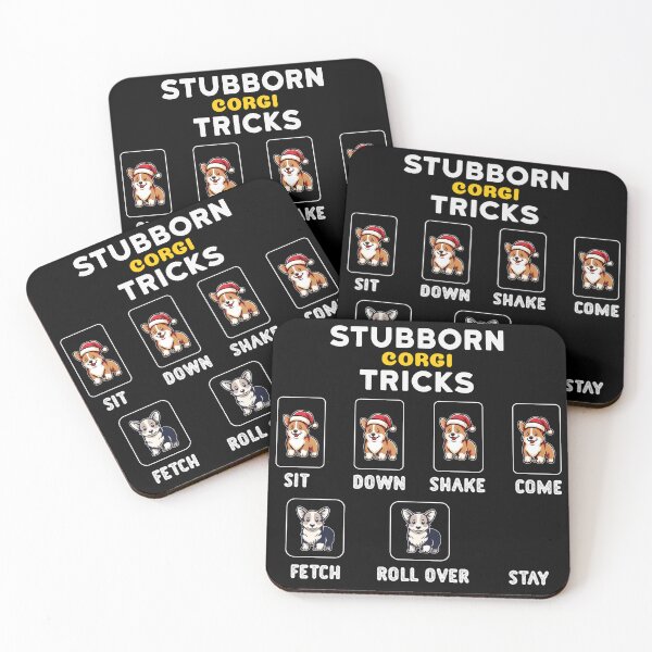 Item preview, Korgi Dog Stubborn Corgi Tricks designed and sold by Digitayaa.