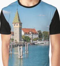 View of Lindau town, Bodensee, Germany Graphic T-Shirt