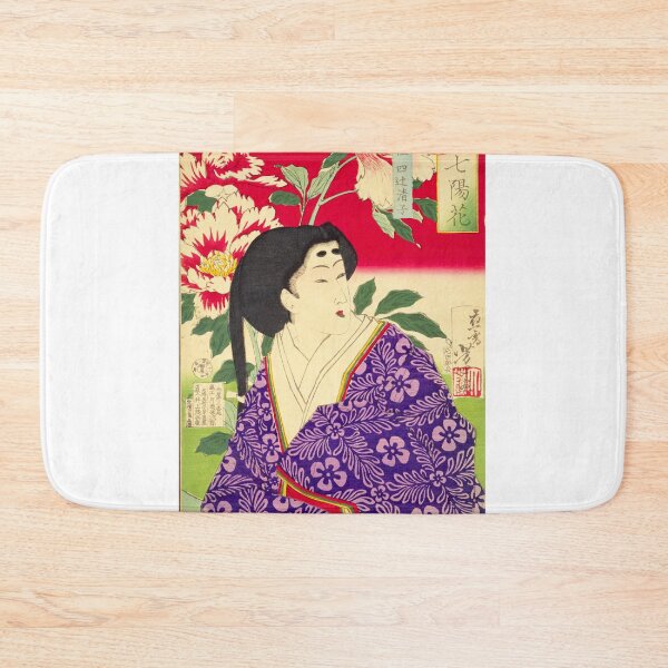 Item preview, Radiant Beauty and Peonies - Yoshitoshi's Masterpiece (1878) designed and sold by Kina-design.