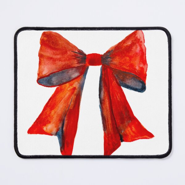 Item preview, Christmas Red Bow, coquette ribbon, trendy designed and sold by Myartspace.
