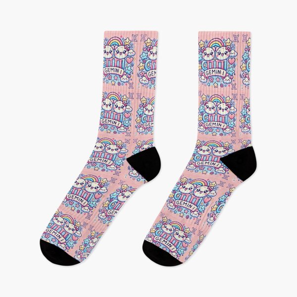 Item preview, Cute Kawaii Gemini designed and sold by Sototos® ⭐⭐⭐⭐⭐.