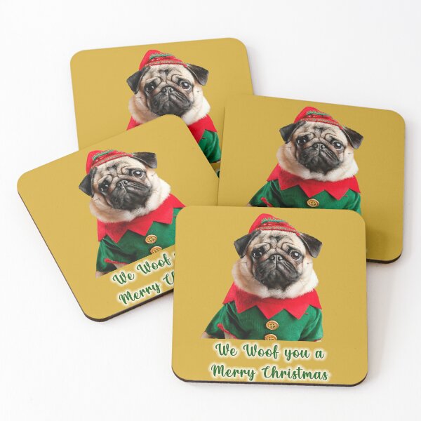 Item preview, Christmas Pug designed and sold by WeirdMDK.