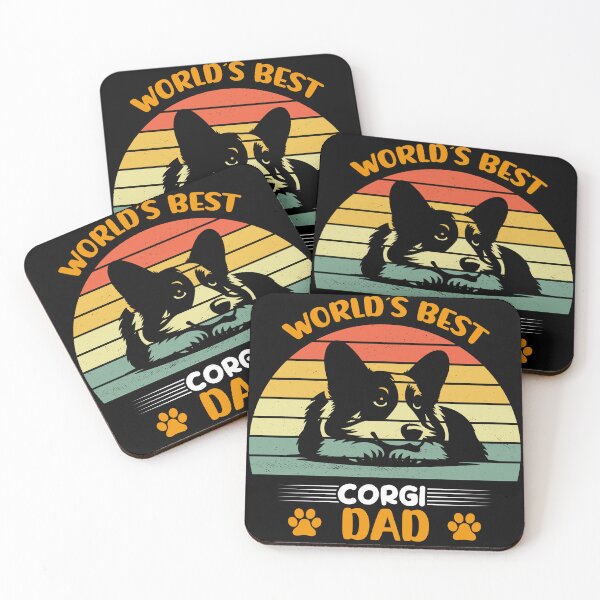Item preview, Korgi Dog World's Best Corgi Dad designed and sold by Digitayaa.