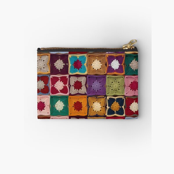 Item preview, knitted background granny square designed and sold by SolArt88.