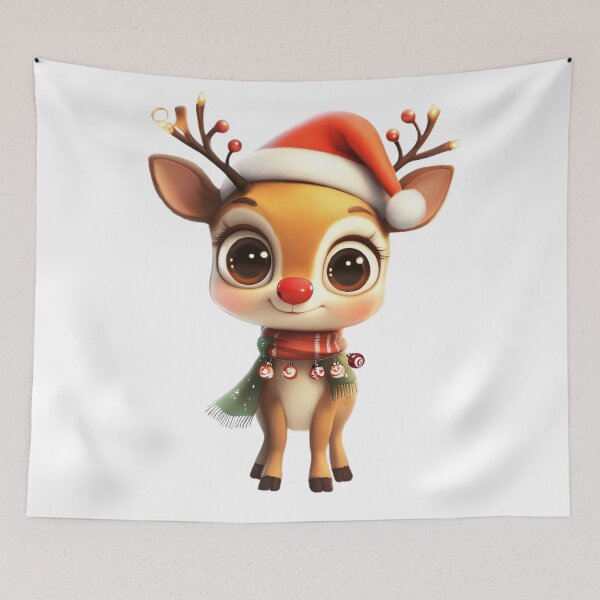 Item preview, Festive Winter Reindeer designed and sold by NomadicDreamer.